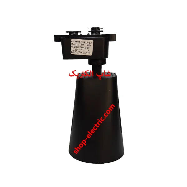 چراغ ریلی ال ای دی 30 وات اپتونیکا بدنه مشکی op2230