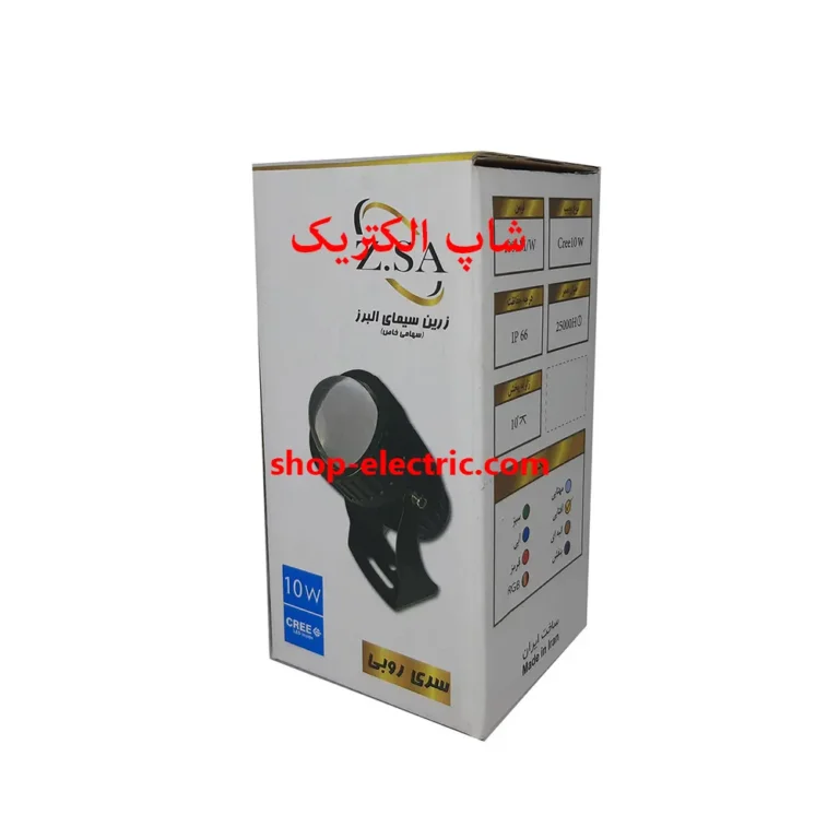 جت لایت ال ای دی 10 وات زرین