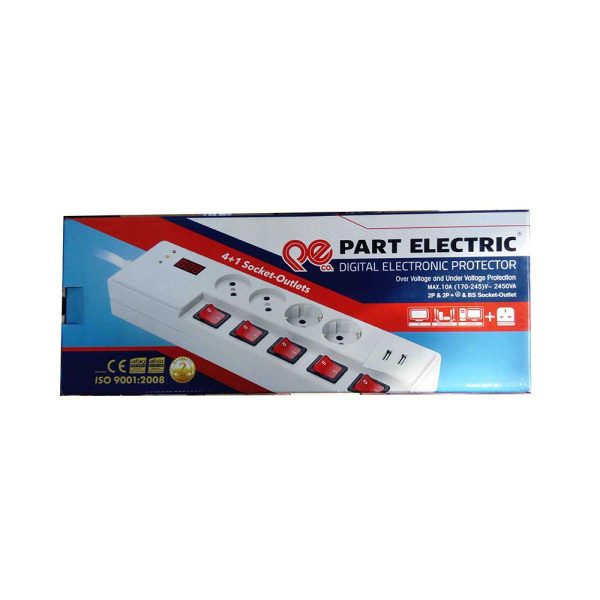 محافظ 1+4 خانه پارت الکتریک دیجیتال