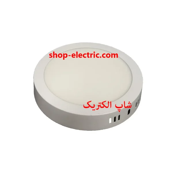 پنل ال ای دی 12 وات روکار زرین گرد