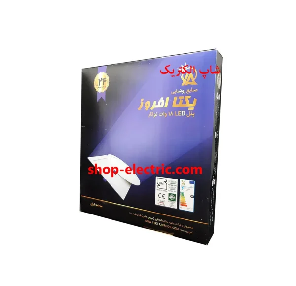 پنل ال ای دی 18 وات یکتا افروز گرد توکار