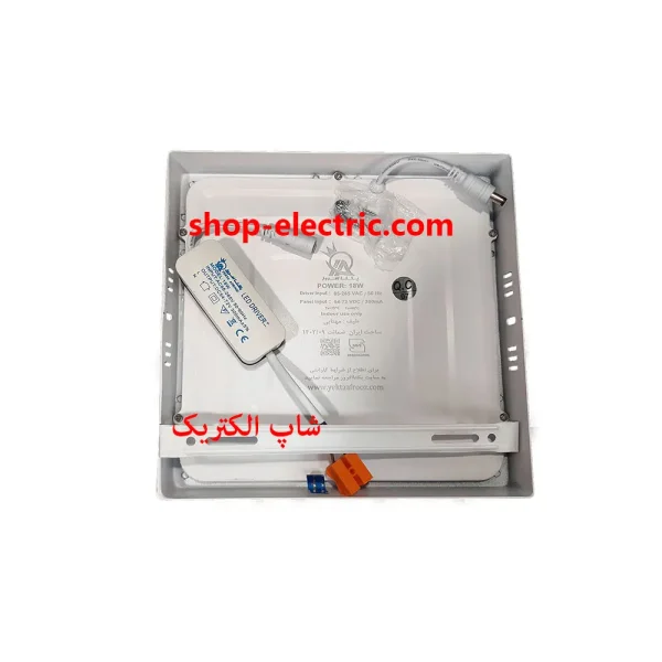 پنل ال ای دی 18 وات یکتا افروز مربع روکار
