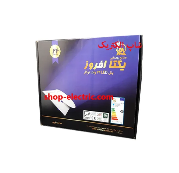 پنل ال ای دی 24 وات یکتا افروز گرد توکار