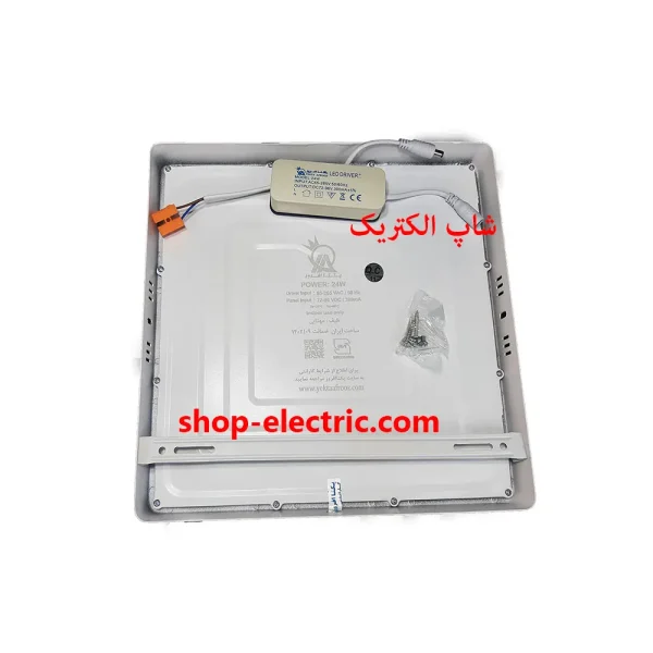 پنل ال ای دی 24 وات یکتا افروز مربع روکار