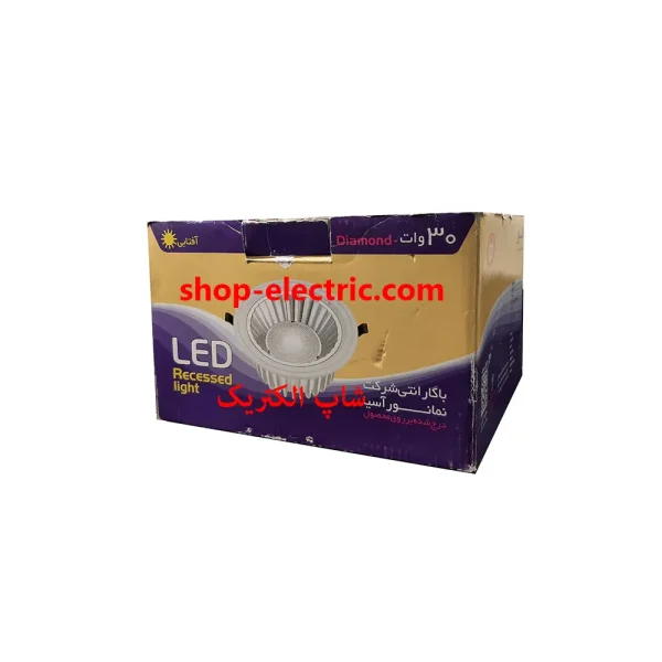 پنل ال ای دی 30 وات نمانور سی او بی diamond