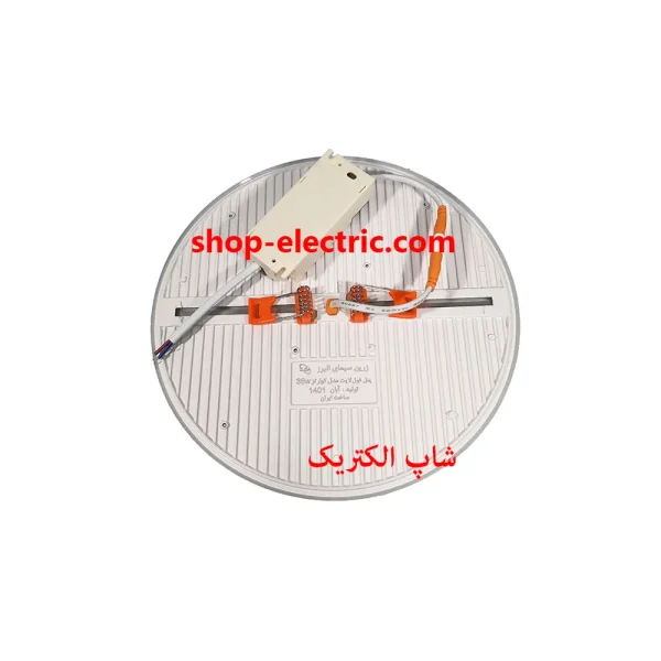 پنل ال ای دی 36 وات زرین سیما تمام نور مدل گرد توکار