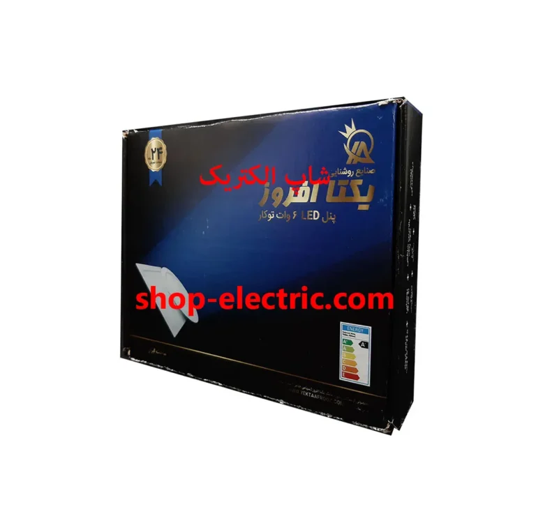 پنل ال ای دی 6 وات یکتا افروز گرد توکار