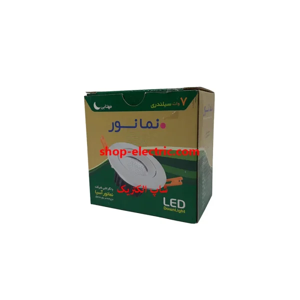 پنل ال ای دی 7 وات نمانور مدل سیلندری