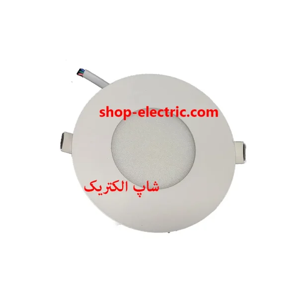 پنل ال ای دی 7 وات یکتا افروز گرد توکار مدل یکتا