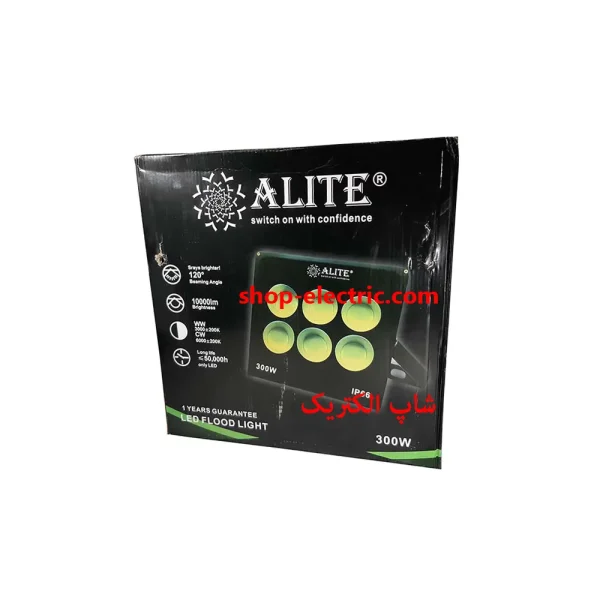 پروژکتور ال ای دی 300 وات alite مدل سی او بی