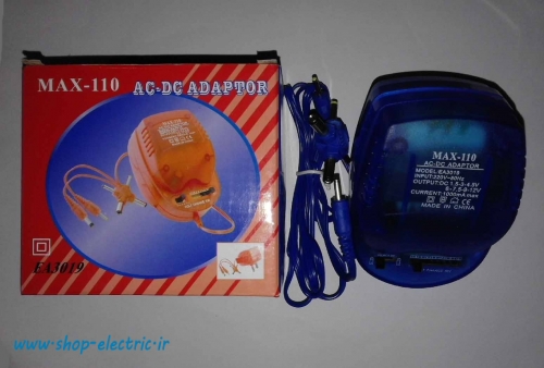 آداپتور max 110 متغیر 1000 میلی آمپر