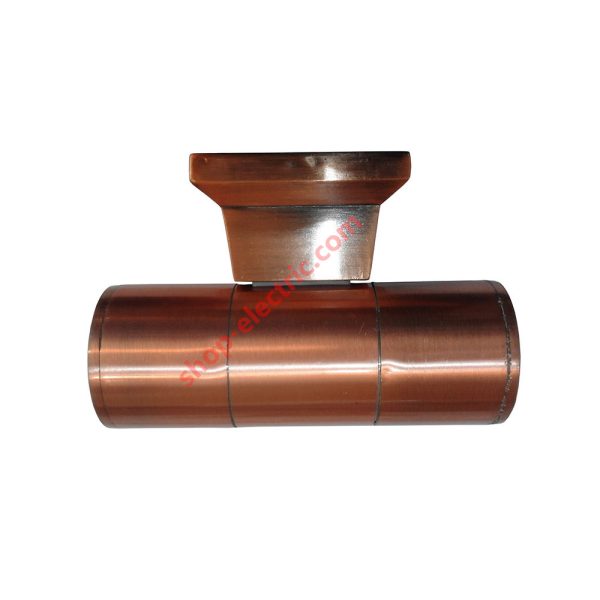 چراغ دیواری دکوراتیو دو طرفه نقره ای و مسی