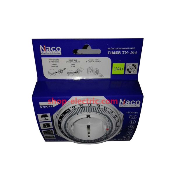 پریز برق تایمردار niaco