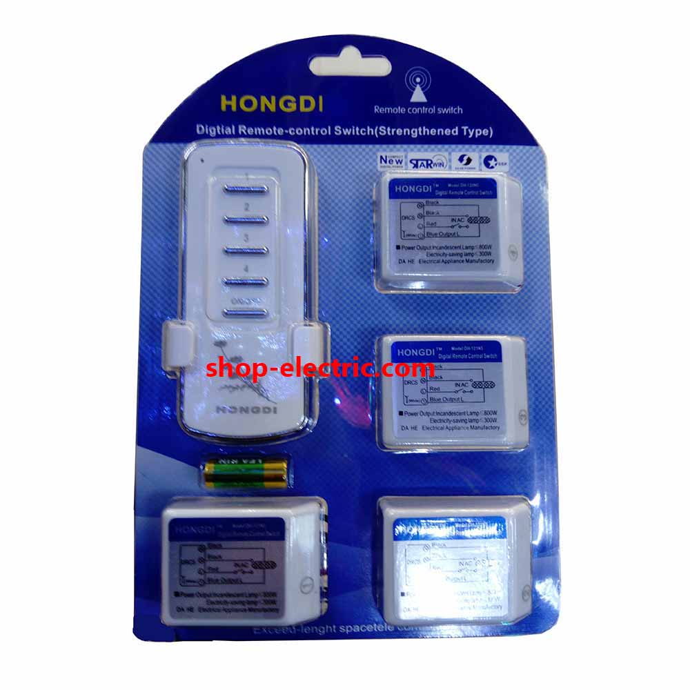 ریموت کنترل 4 کانال مجزا hongdi