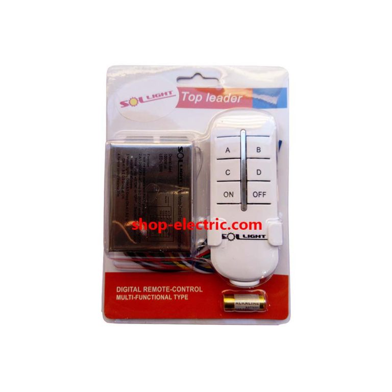 ریموت کنترل 4 کانال sollight