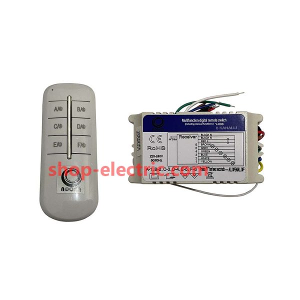 ریموت کنترل 6 کانال ebenezer