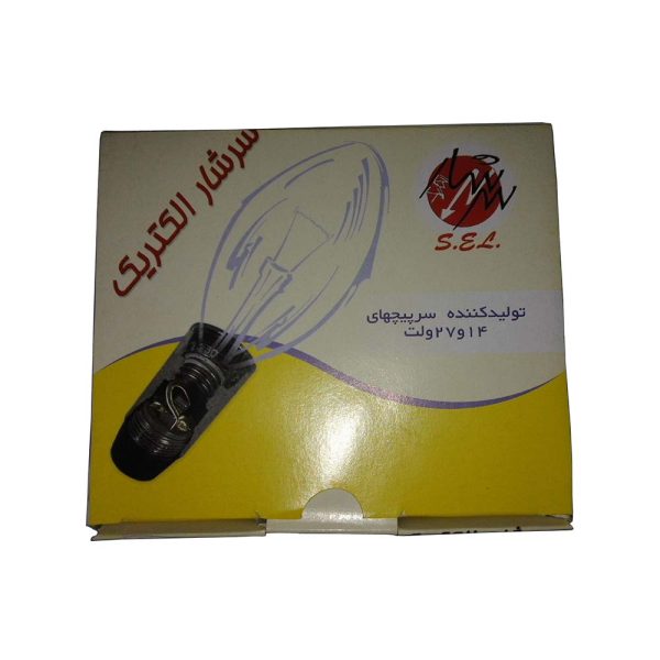سرپیچ لامپ شمعی e14 سرشار