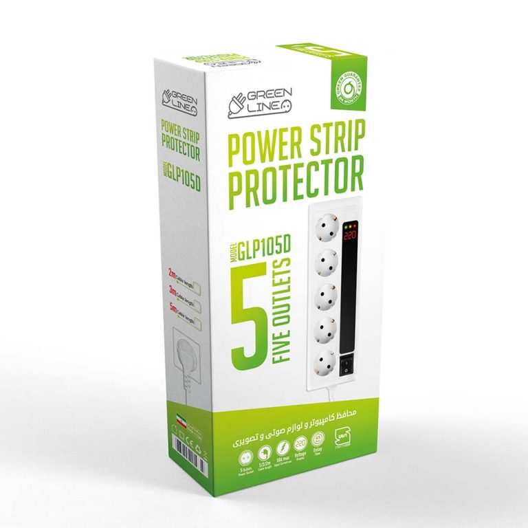 محافظ 5 خانه صوتی تصویری گرین دیجیتال مدل GLP105D