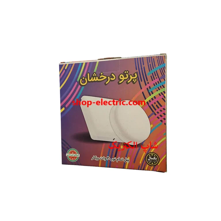 پنل ال ای دی 40 وات پرتو درخشان تمام نور گرد روکار