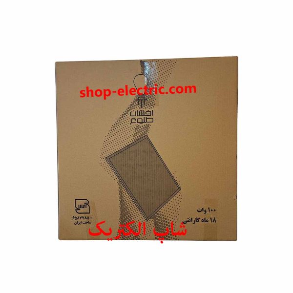 پنل ال ای دی 100 وات افشان طلوع 60×60 روکار