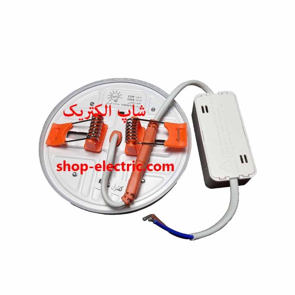 پنل ال ای دی 12 وات ماورا تمام نور گرد توکار