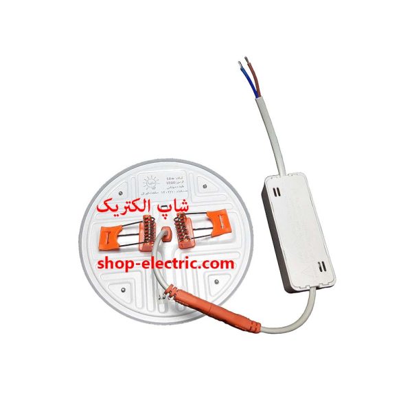 پنل ال ای دی 18 وات ماورا تمام نور گرد توکار