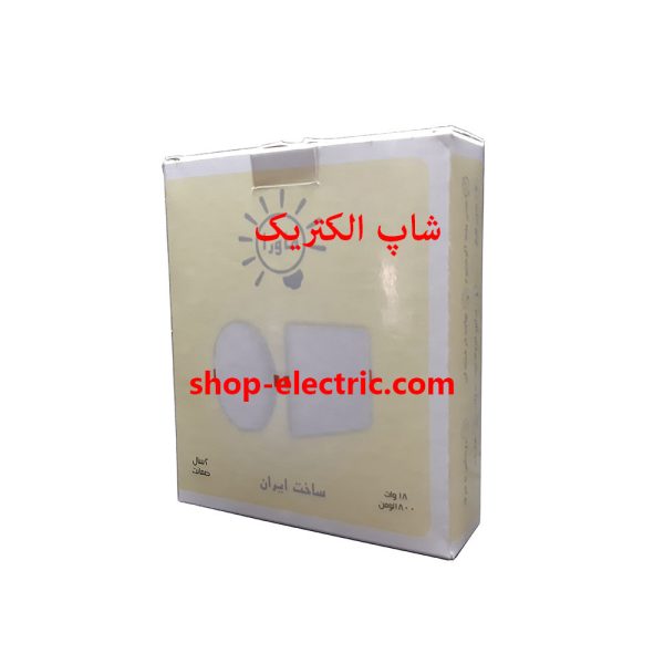 پنل ال ای دی 18 وات ماورا تمام نور گرد توکار