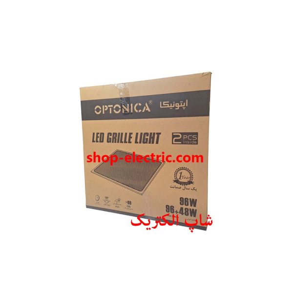 پنل ال ای دی 48+96 وات اپتونیکا 60×60 توکار